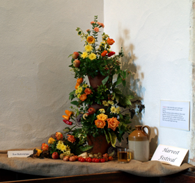 Harvest Festival Flower Display